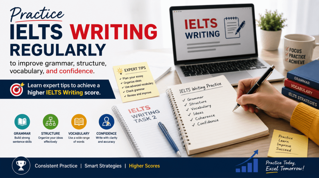 practice ielts writing regularly